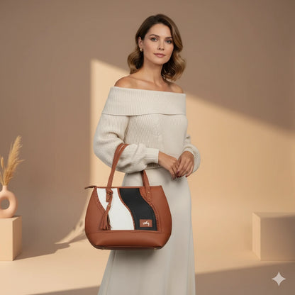 Bolso Premium De Lujo Velez Luna - Hecho en Cuero Legítimo - Calidad Artesanal